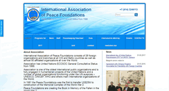 Desktop Screenshot of peace-international.org